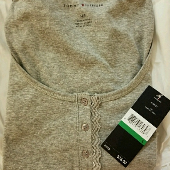 Tommy Hilfiger Other - Tommy Hilfiger Pyjama Top in Heather Grey